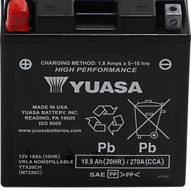 Battery - FA - YTX20CH