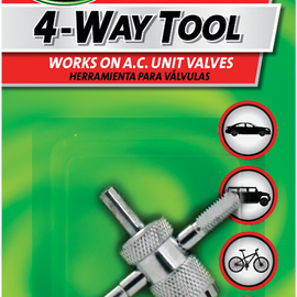 Tire Valve Tool 4-Way