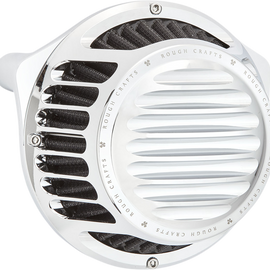 Round Air Cleaner - Chrome - XL