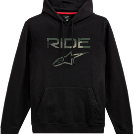 Ride Hoodie - Camo Black - Large