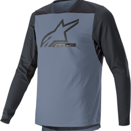 Drop 6.0 V2 Long-Sleeve Jersey - Black/Gray - Medium