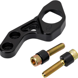 Ignition Switch Relocation Bracket - Triumph - Left - Black