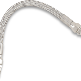 Oil Line with Fittings - Stainless Steel - 9"