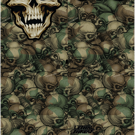 Neck Scarf - Camo Skull