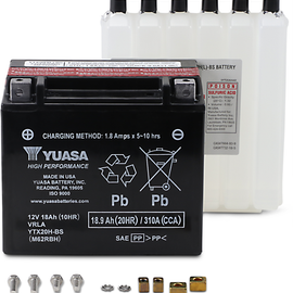 AGM Battery - YTX20H-BS .93 L