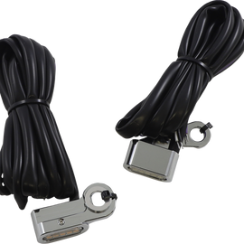 Marker Lights - White/Amber - Chrome