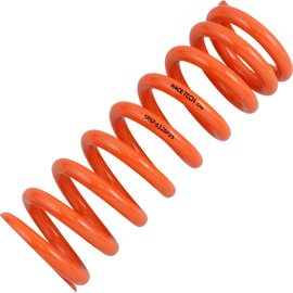 Progressively Wound Shock Spring - Orange - P25 - Spring Rate 493 lbs/in