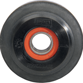 Idler Wheel with 6202-2RS Bearing - Black - 2.75" OD x 0.625" ID