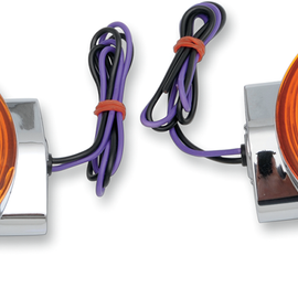 Turn Signal Light Kit - Chrome - Rear FLT