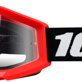 Strata Mini Goggles - Red - Clear Lens