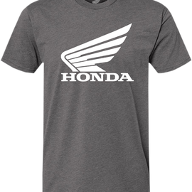 Honda Wing T-Shirt - Heather/White - Small