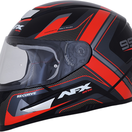 FX-99 Helmet - Recurve - Black/Red - Large