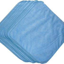 Microfiber Towels - Blue - 12 Pack