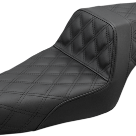 Step Up Seat - Lattice Stitched - Black - XL195950