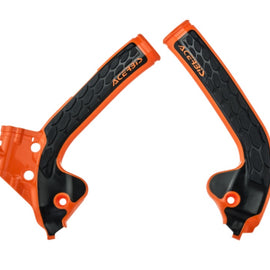 Protecciones de cuadro X-Grip negro/naranja